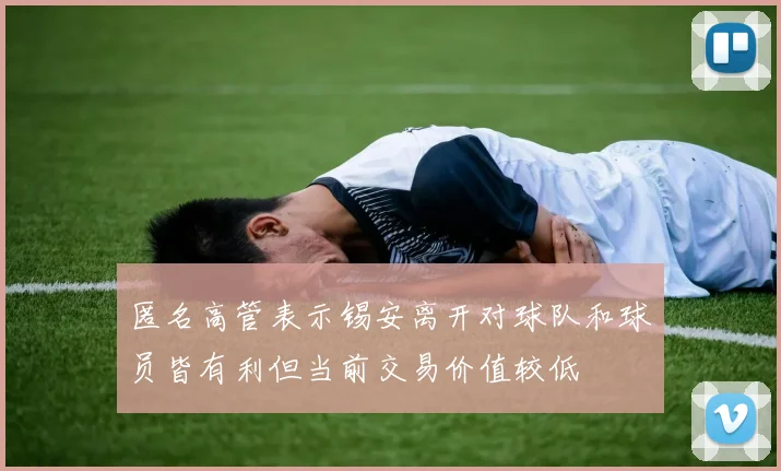 匿名高管表示锡安离开对球队和球员皆有利但当前交易价值较低